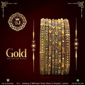 Gold Bangles Design 07