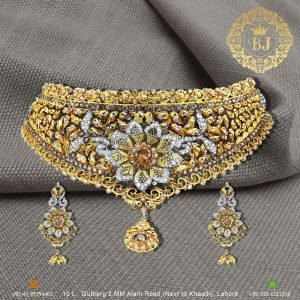 Gold Necklace Design 075