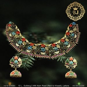 Gold Necklace Design 080