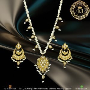 Gold Necklace Design 086