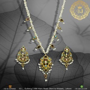 Gold Necklace Design 087
