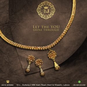 Gold Necklace Design 016