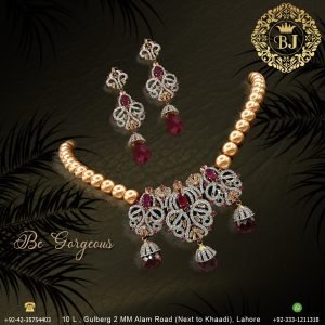 Gold Necklace Design 066